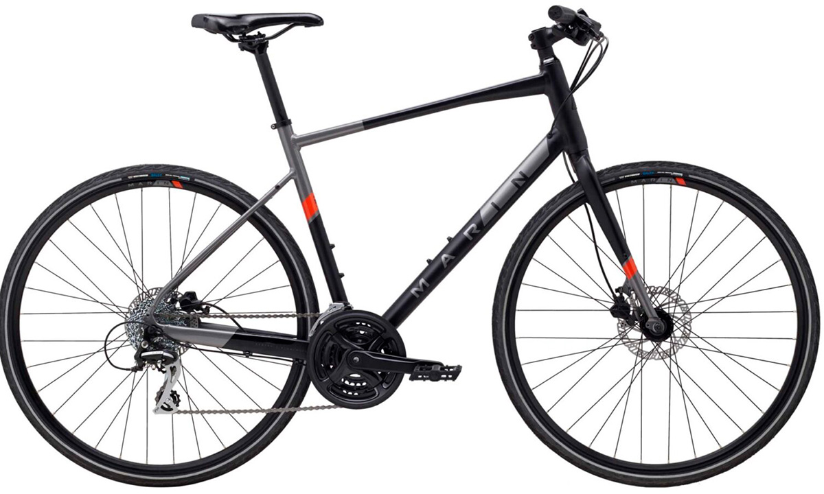 Фотография Велосипед Marin FAIRFAX 2 28" размер S 2021 Серо-черный